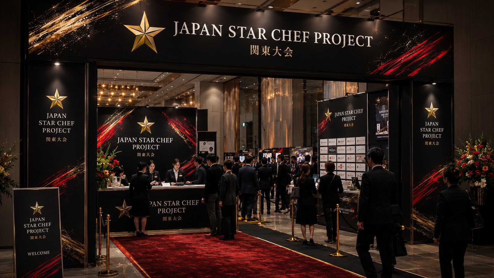 JAPAN STAR CHEF PROJECT 会場の受付